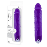 JOYFUL TWIST SILICONE VIBRATOR 7" - PURPLE JOYFUL TWIST SILICONE VIBRATOR 7" - PURPLE
